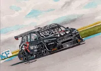 Ilustrador baiano une arte e velocidade em cobertura global de automobilismo imagem