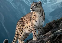 Jovem é atacada por leopardo-das-neves após tirar selfie com animal imagem