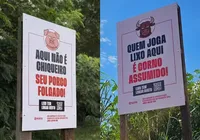 "Quem joga lixo é corno": Prefeitura viraliza com placas inusitadas