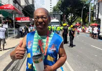 Segundo negro a desfilar no Internacionais lembra Carnaval do passado imagem