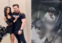 Vídeo: blogueira é sufocada por namorado até desmaiar em elevador