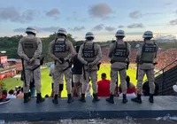 Vitória x Flamengo: PM monta esquema especial de segurança para partida imagem