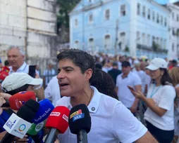 ACM Neto participa da Lavagem do Bonfim e fala sobre futuro da Bahia - Imagem
