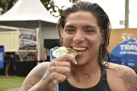 Ana Marcela vence a Travessia Mar Grande-Salvador; veja pódios - Imagem