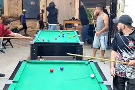 Campeonato de sinuca em bar é interrompido por assalto - Imagem