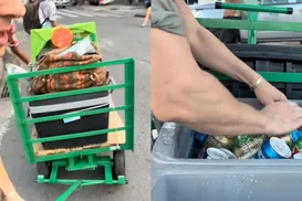 Ex-ator da Globo vende cervejas no Réveillon e faz desabafo - Imagem