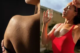 Influenciadora baiana vende o próprio suor para nadar com tubarões - Imagem