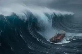 Ondas gigantes de 35 metros assustam cientistas no Oceano Pacífico - Imagem