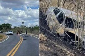 Pai, mãe e casal de filhos morrem em acidente entre moto e carro - Imagem