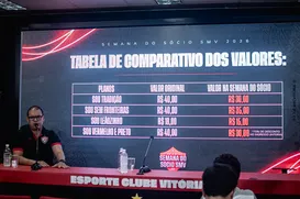 Semana do Sócio no Vitória: veja os novos planos e descontos de 2026 - Imagem