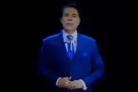 Silvio Santos feito por IA ‘discursa’ em inauguração do SBT News - Imagem