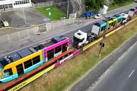 VLT de Salvador: primeiro trem poderá levar até 400 passageiros - Imagem