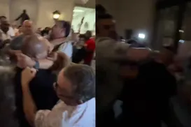 Vídeo: ato do 8 de janeiro termina em briga e camisa rasgada - Imagem