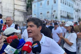 ACM Neto participa da Lavagem do Bonfim e fala sobre futuro da Bahia - Imagem