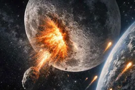 Apagão global? Terra será impactada após choque de asteroide na Lua - Imagem