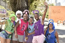 Banho de Mar à Fantasia colore a Ladeira da Preguiça no pré-Carnaval - Imagem