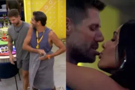 BBB: Cowboy pede que Jonas pegue informação de Maxiane: "No beijinho" - Imagem