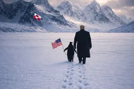 Casa Branca faz postagem de Trump com pinguim e vira chacota - Imagem