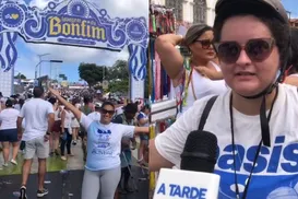Com direito a pedalada, fieis celebram trajeto emocionante no Bonfim - Imagem