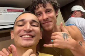 João Gomes encontra Shawn Mendes em Salvador: "Falta só o CPF" - Imagem