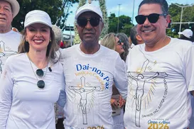 Lavagem do Bonfim reuniu milhares de fiéis e teve Isabela Suarez como juíza dos festejos - Imagem