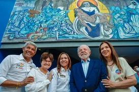 Lula e Jerônimo entregam nova sala cirúrgica do Hospital Santo Antônio - Imagem