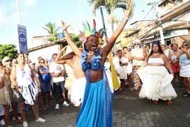 Manifesto contra o feminicídio marca a Lavagem de Itapuã em Salvador - Imagem