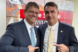 Tarcísio aposta em dois nomes para vice de Flávio Bolsonaro; veja - Imagem