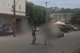 Vídeo: homem é esfaqueado por mulher em via pública de Salvador - Imagem