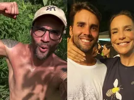 Daniel Cady aparece sem camisa após divórcio com Ivete Sangalo - Imagem