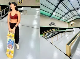 Mansão de atleta brasileira tem pista de skate exclusiva - Imagem