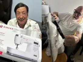 Moradores do Retiro dos Artistas ganham presentes de Natal; veja - Imagem