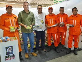 Parceria Seagri e Grupo A TARDE rende toneladas de alimentos na Fenagro - Imagem