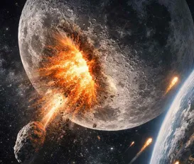 Apagão global? Terra será impactada após choque de asteroide na Lua - Imagem