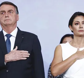 Aliado de Bolsonaro ataca postura adotada por Michelle - Imagem
