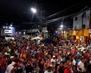 Olodum comanda a abertura do Circuito Mestre Bimba no Nordeste de Amaralina - Imagem