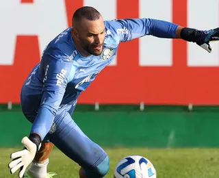 Bahia mira goleiro Weverton, do Palmeiras e com passagem na Seleção