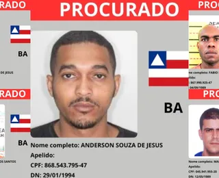 Bahia tem cinco nomes na lista de criminosos mais procurados do Brasil