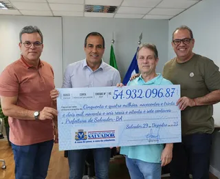 Câmara devolve mais de R$ 54 milhões à Prefeitura de Salvador