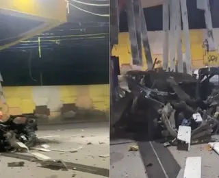 Carro explode durante abastecimento de gás e fere duas pessoas