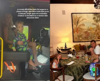Casa da filha de Xuxa pega fogo durante a madrugada