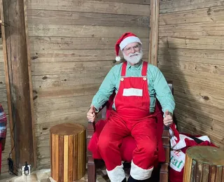 Casa do Papai Noel na Fenagro 2025 é ponto de encontro de famílias