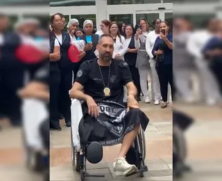 Delegado baleado em operação contra o CV recebe alta hospitalar