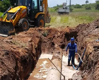 Destino turístico na Bahia fica sem água por rompimento de adutora