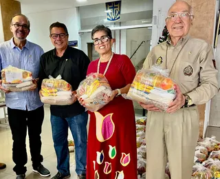 Dezenas de cestas básicas são entregues à Irmandade Senhor do Bonfim