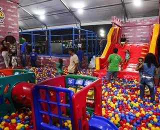 Diversão gigante: conheça o parque inflável de 1.000 m² da Fenagro