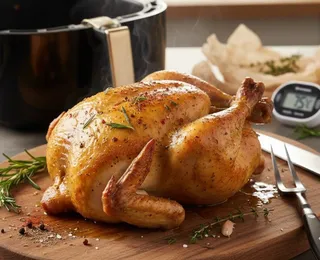 E cabe? Aprenda fazer chester na air fryer para o Natal