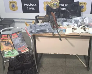 Estrutura de produção de armas para facções é desarticulada na Bahia