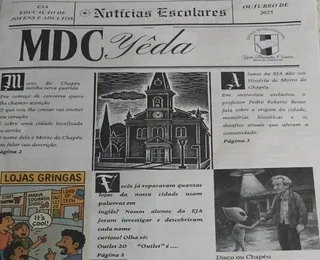Estudantes da EJA lançam jornal escolar em Morro do Chapéu