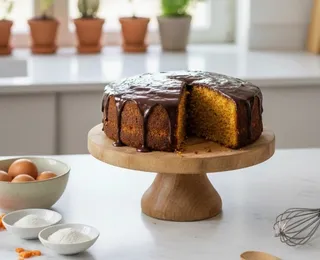 Fit e irresistível: o bolo de cenoura perfeito para seu dia